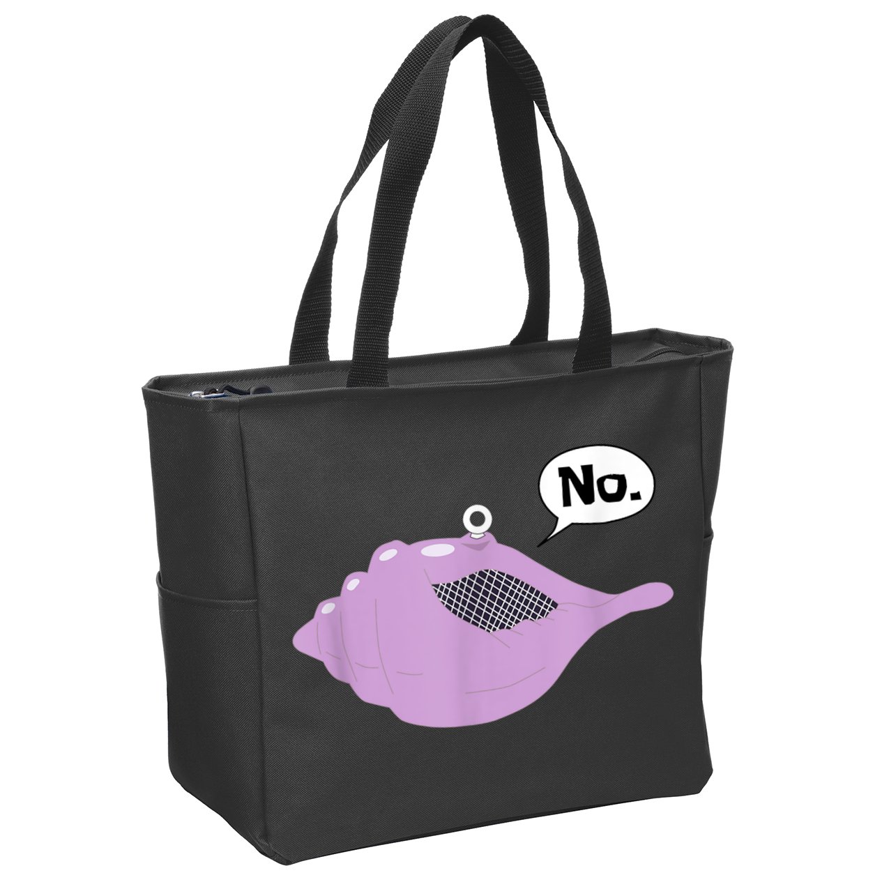 Talking Magic Conch Shell Zip Tote Bag
