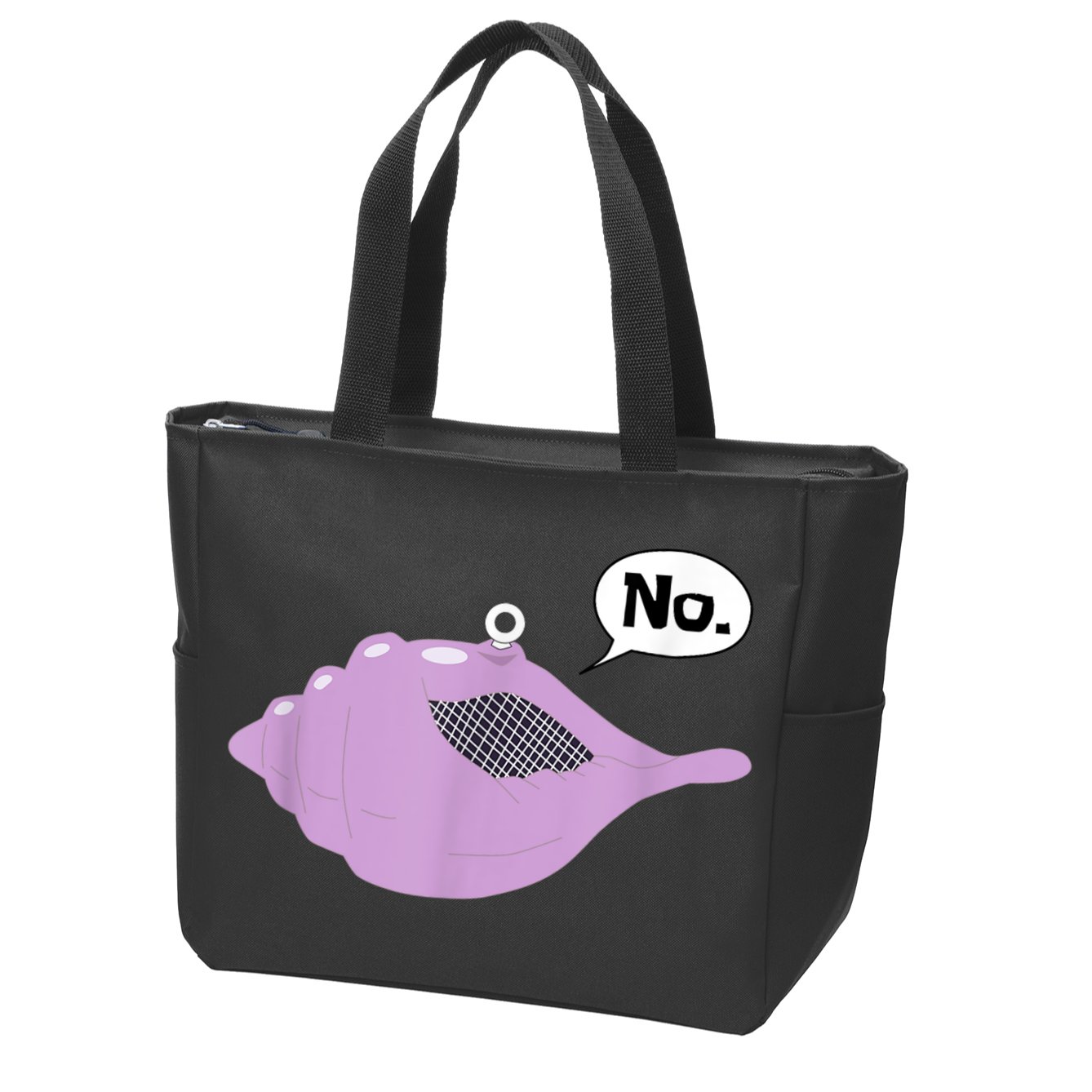 Talking Magic Conch Shell Zip Tote Bag