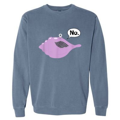 Talking Magic Conch Shell Garment-Dyed Sweatshirt