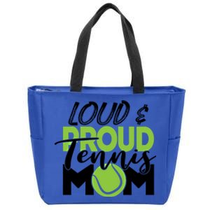 Tennis Mom Cute Gift Loud And Proud For Tennis Playing Mom Gift Zip Tote Bag