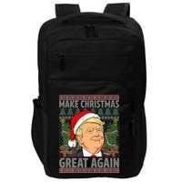 Trump Make Christmas Great Again Ugly Christmas Sweaters Impact Tech Backpack