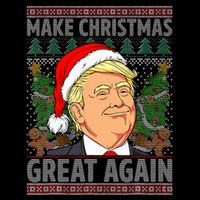 Trump Make Christmas Great Again Ugly Christmas Sweaters Impact Tech Backpack