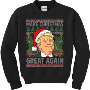 Trump Make Christmas Great Again Ugly Christmas Sweaters Kids Sweatshirt