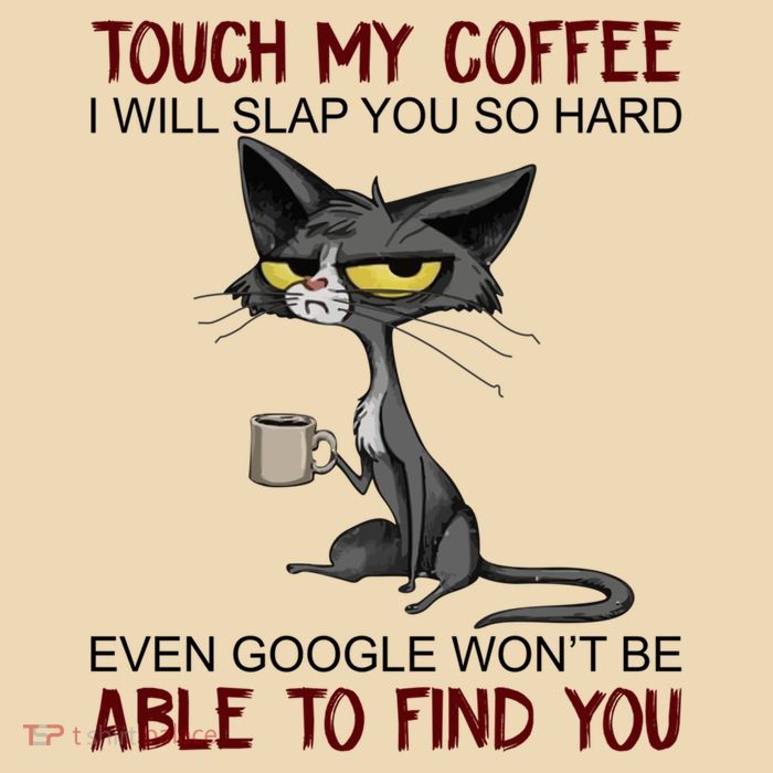 Touch My Coffee I Will Slap You So Hard Able To Find You Drawstring Bag