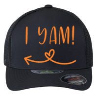 Thanksgiving Matching Couple Shes My Sweet Potato I Yam Set Flexfit Unipanel Trucker Cap