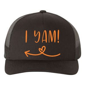 Thanksgiving Matching Couple Shes My Sweet Potato I Yam Set Yupoong Adult 5-Panel Trucker Hat