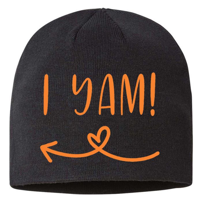 Thanksgiving Matching Couple Shes My Sweet Potato I Yam Set Sustainable Beanie