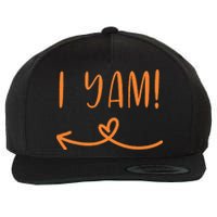 Thanksgiving Matching Couple Shes My Sweet Potato I Yam Set Wool Snapback Cap