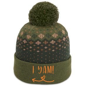 Thanksgiving Matching Couple Shes My Sweet Potato I Yam Set The Baniff Cuffed Pom Beanie