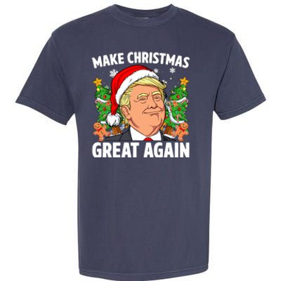 Trump Make Christmas Great Again Ugly Christmas Sweaters Garment-Dyed Heavyweight T-Shirt