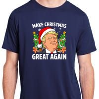 Trump Make Christmas Great Again Ugly Christmas Sweaters Adult ChromaSoft Performance T-Shirt