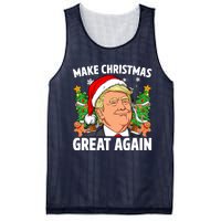 Trump Make Christmas Great Again Ugly Christmas Sweaters Mesh Reversible Basketball Jersey Tank