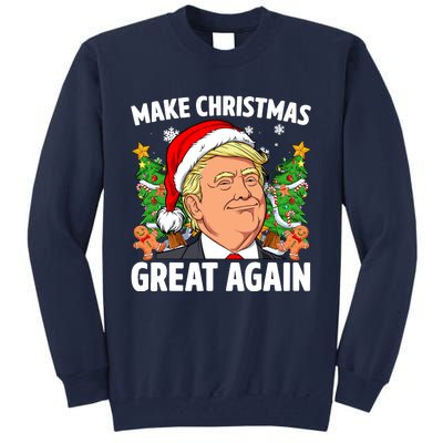 Trump Make Christmas Great Again Ugly Christmas Sweaters Tall Sweatshirt