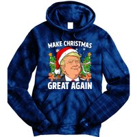 Trump Make Christmas Great Again Ugly Christmas Sweaters Tie Dye Hoodie