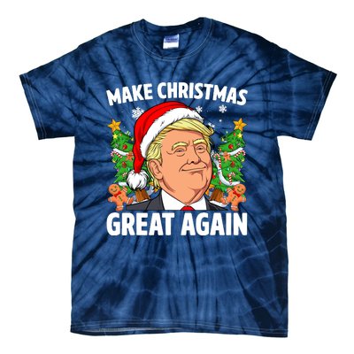 Trump Make Christmas Great Again Ugly Christmas Sweaters Tie-Dye T-Shirt