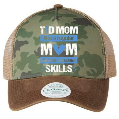 T1d Mom Calculating Skills Type 1 Diabetes Awareness Meaningful Gift Legacy Tie Dye Trucker Hat