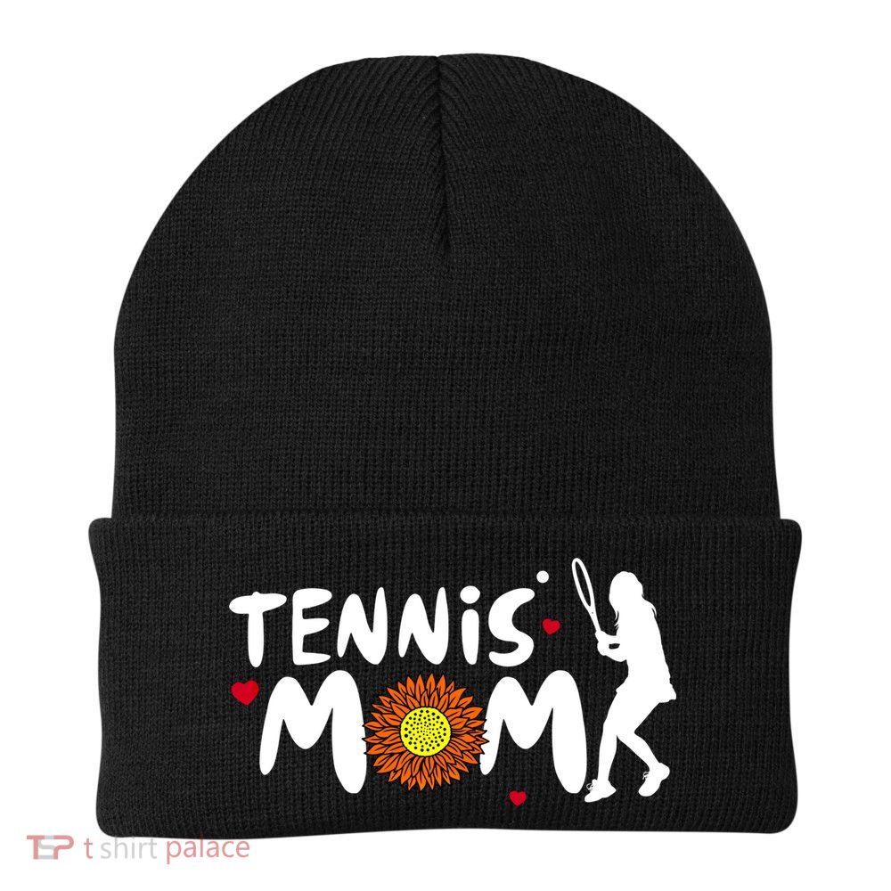 Tennis Mom Cute Tennis Gift Beanie