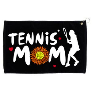 Tennis Mom Cute Tennis Gift Grommeted Golf Towel