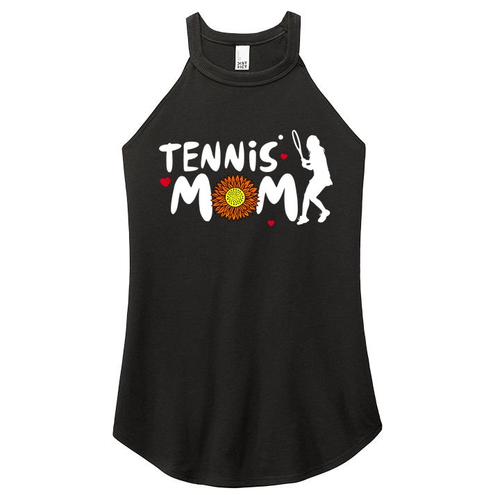 Tennis Mom Cute Tennis Gift Women's Perfect Tri Rocker Tank