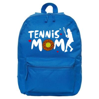 Tennis Mom Cute Tennis Gift 16 in Basic Backpack