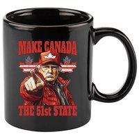 Trump Make Canada 51st State 11oz C Handle Ceramic Mug