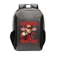 Trump Make Canada 51st State Vector Backpack