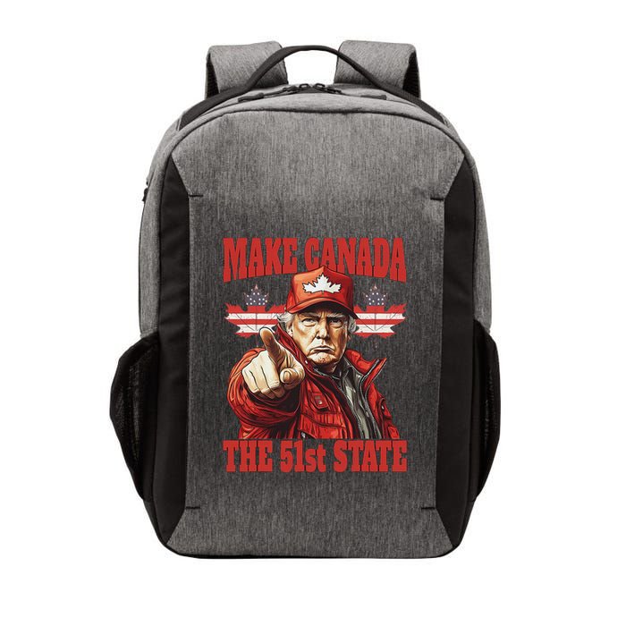 Trump Make Canada 51st State Vector Backpack