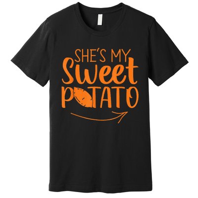 Thanksgiving Matching Couples She Is My Sweet Potato I Yam Premium T-Shirt