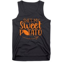 Thanksgiving Matching Couples She Is My Sweet Potato I Yam Tank Top