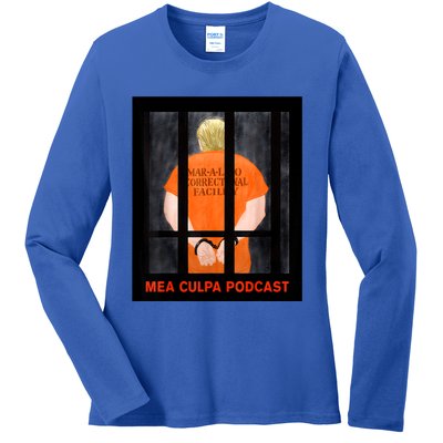 Trump Mea Culpa Podcas Michael Cohen Ladies Long Sleeve Shirt