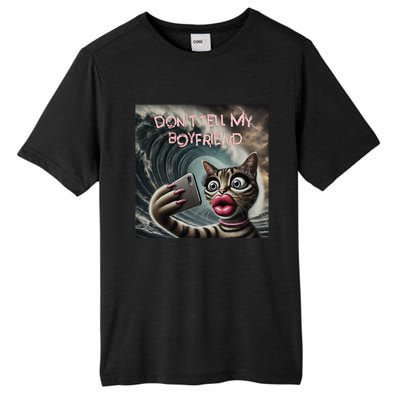 Tsunami Mommy Cat Meme Funny Dark Humor Cat Design Tall Fusion ChromaSoft Performance T-Shirt