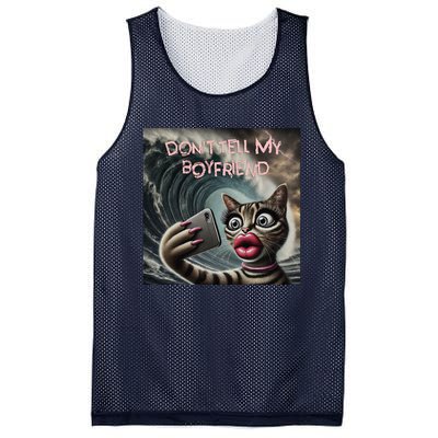 Tsunami Mommy Cat Meme Funny Dark Humor Cat Design Mesh Reversible Basketball Jersey Tank