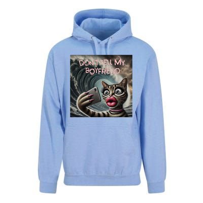 Tsunami Mommy Cat Meme Funny Dark Humor Cat Design Unisex Surf Hoodie