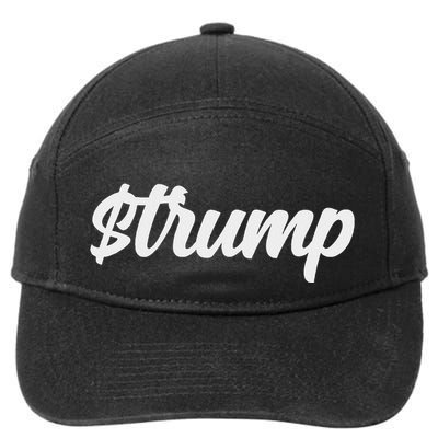 $Trump Meme Coin Crypto Cryptocurrency 7-Panel Snapback Hat