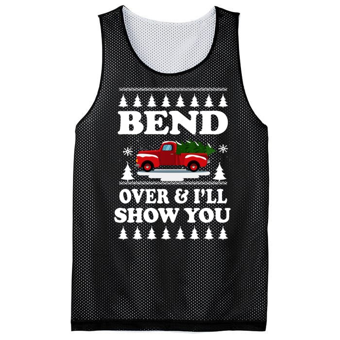 Todd Margo Couples Ugly Christmas Vacation I'll Show You Mesh Reversible Basketball Jersey Tank