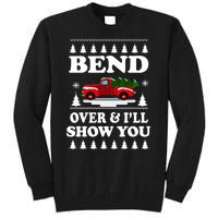 Todd Margo Couples Ugly Christmas Vacation I'll Show You Tall Sweatshirt