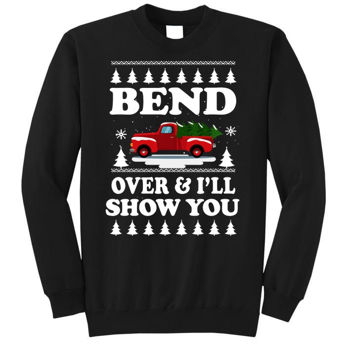 Todd Margo Couples Ugly Christmas Vacation I'll Show You Tall Sweatshirt