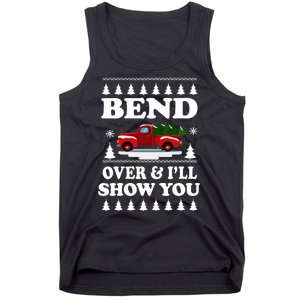 Todd Margo Couples Ugly Christmas Vacation I'll Show You Tank Top