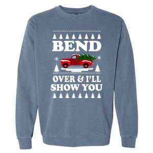 Todd Margo Couples Ugly Christmas Vacation I'll Show You Garment-Dyed Sweatshirt