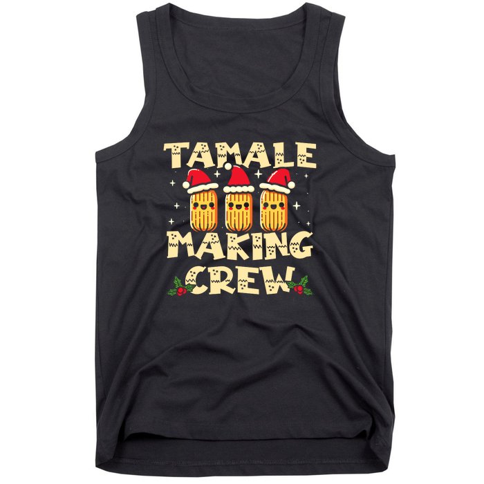 Tamale Making Crew Christmas Mexican Funny Tank Top