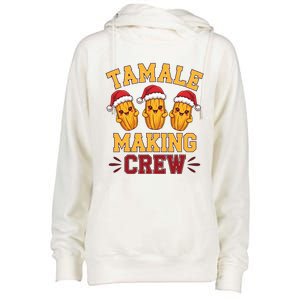 Tamale Making Crew Tamale Season Mexican Christmas Womens Funnel Neck Pullover Hood