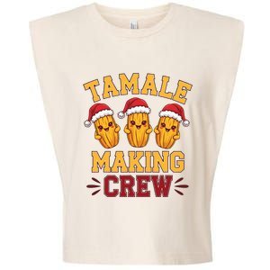 Tamale Making Crew Tamale Season Mexican Christmas Garment-Dyed Women's Muscle Tee