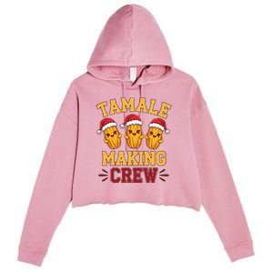 Tamale Making Crew Tamale Season Mexican Christmas Crop Fleece Hoodie