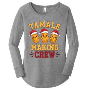 Tamale Making Crew Tamale Season Mexican Christmas Women's Perfect Tri Tunic Long Sleeve Shirt