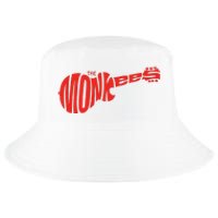 The Monkees Classic Red Guitar Logo White Cool Comfort Performance Bucket Hat