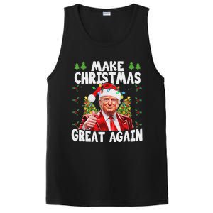 Trump Make Christmas Great Again Ugly Sweater PosiCharge Competitor Tank