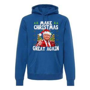 Trump Make Christmas Great Again Ugly Sweater Premium Hoodie