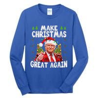 Trump Make Christmas Great Again Ugly Sweater Tall Long Sleeve T-Shirt