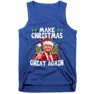 Trump Make Christmas Great Again Ugly Sweater Tank Top