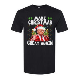 Trump Make Christmas Great Again Ugly Sweater Softstyle CVC T-Shirt